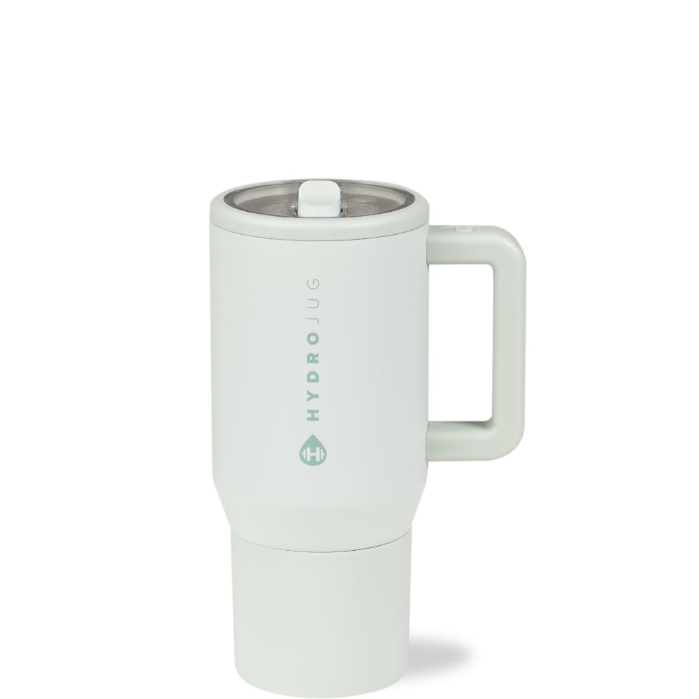 HydroJug Kids - 20 oz Insulated Kids Water Bottle with Flip Straw & Handle | Leak-Proof & Durable | Perfect for School, Sports, Lunch, Travel & Camp, Light Blue