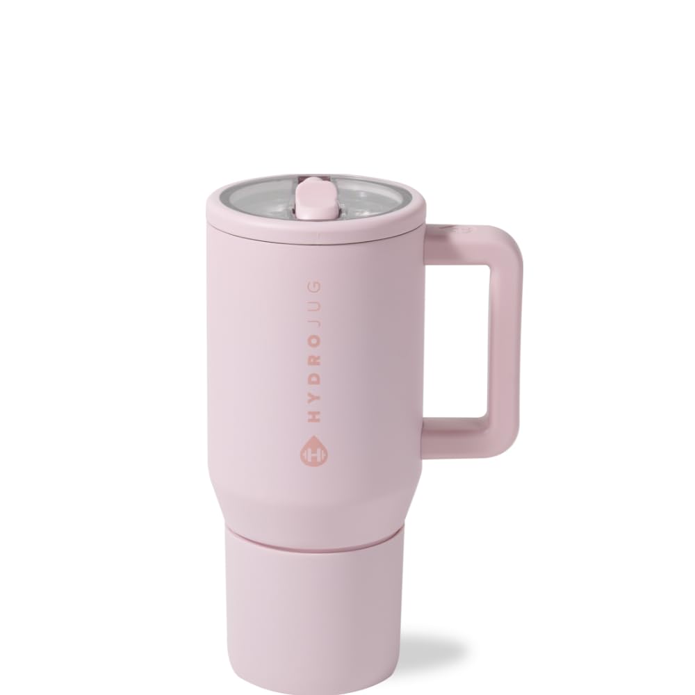 HydroJug Kids - 20 oz Insulated Kids Water Bottle with Flip Straw & Handle | Leak-Proof & Durable | Perfect for School, Sports, Lunch, Travel & Camp, Light Blue