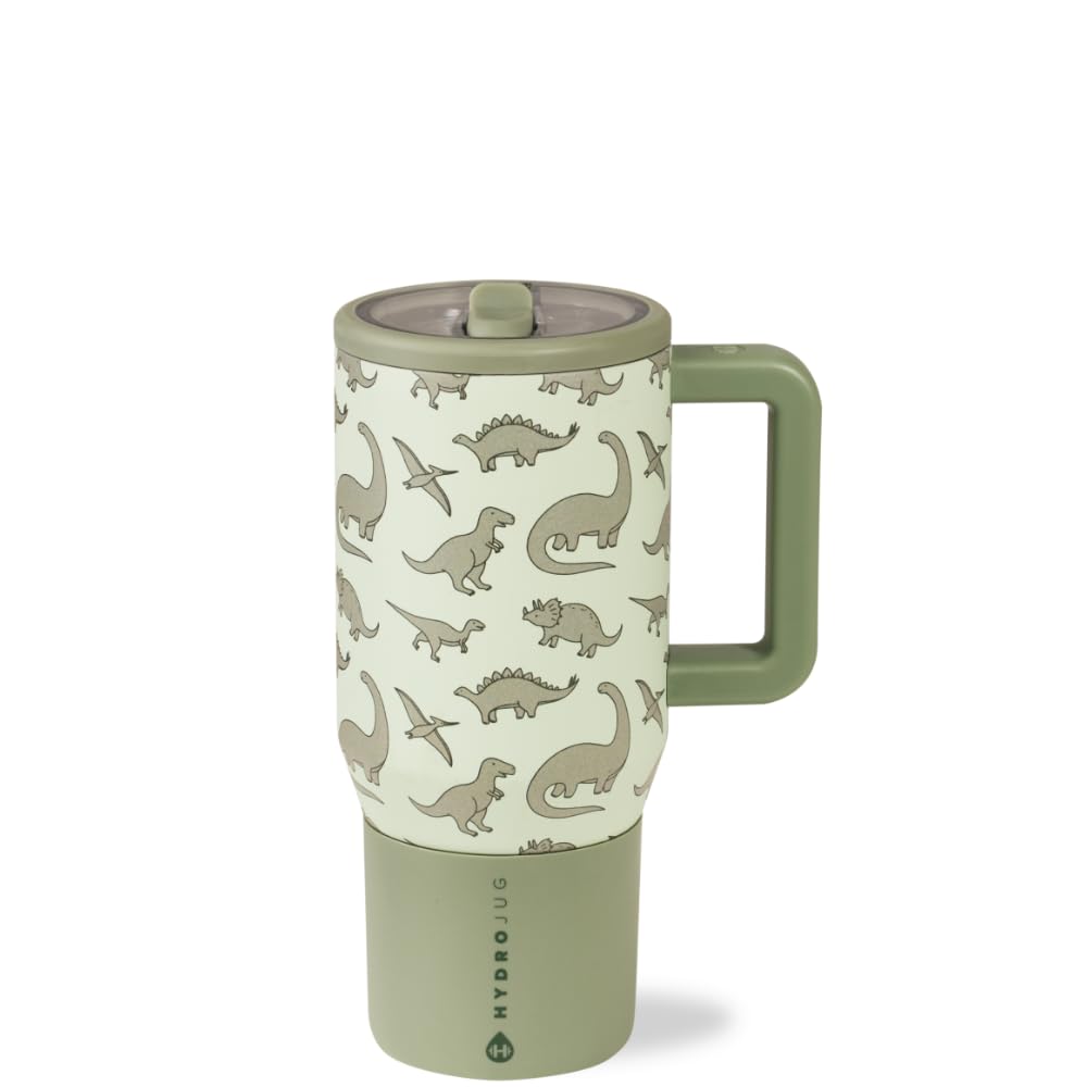 HydroJug Kids - 20 oz Insulated Kids Water Bottle with Flip Straw & Handle | Leak-Proof & Durable | Perfect for School, Sports, Lunch, Travel & Camp, Light Blue