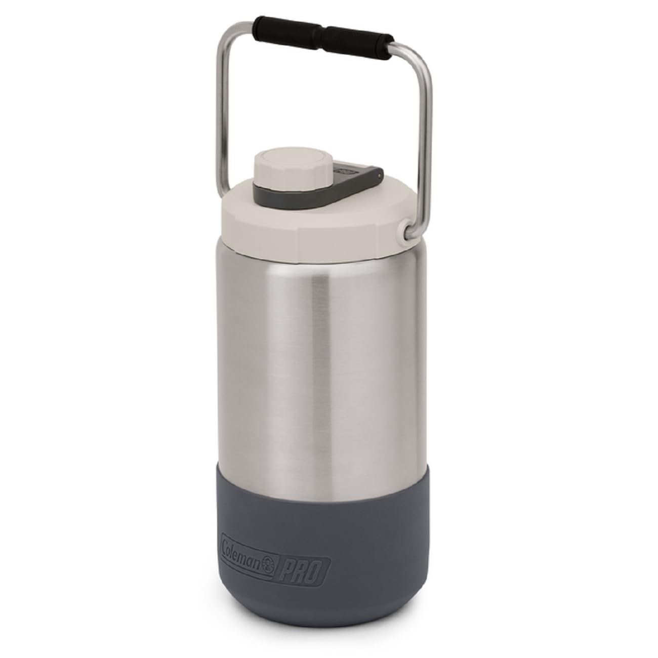 Coleman Pro Heavy-Duty Insulated Gallon Water Jug, Leakproof Portable Jug for Rugged Use, Durable Steel Water Bottle