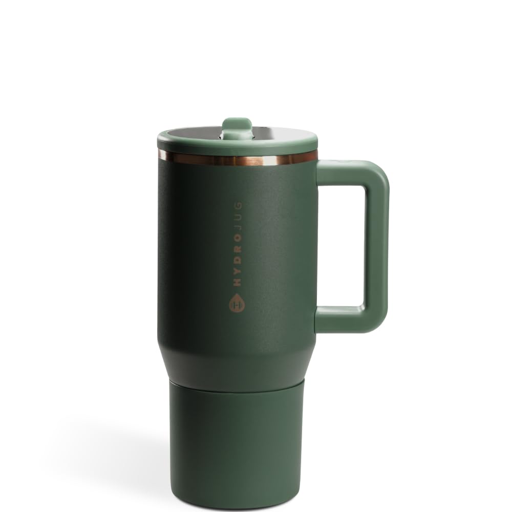 HydroJug Kids - 20 oz Insulated Kids Water Bottle with Flip Straw & Handle | Leak-Proof & Durable | Perfect for School, Sports, Lunch, Travel & Camp, Light Blue