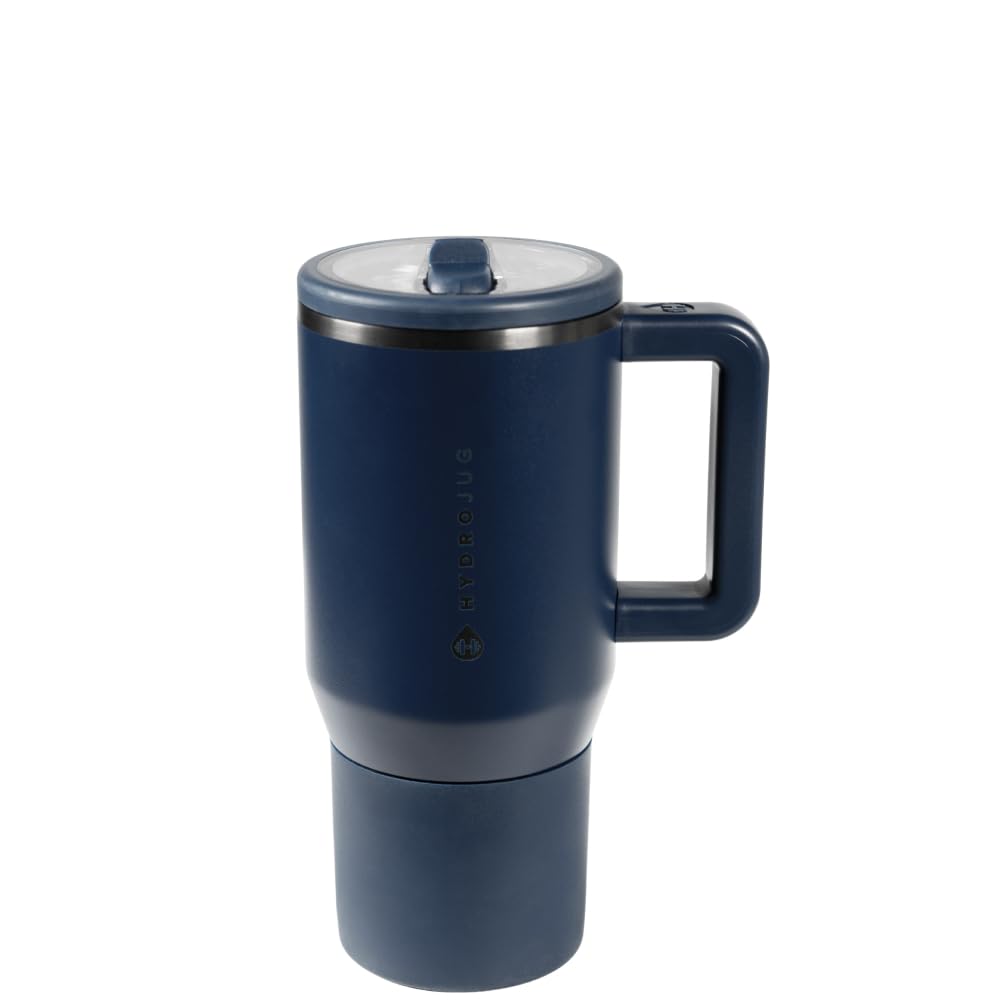 HydroJug Kids - 20 oz Insulated Kids Water Bottle with Flip Straw & Handle | Leak-Proof & Durable | Perfect for School, Sports, Lunch, Travel & Camp, Light Blue