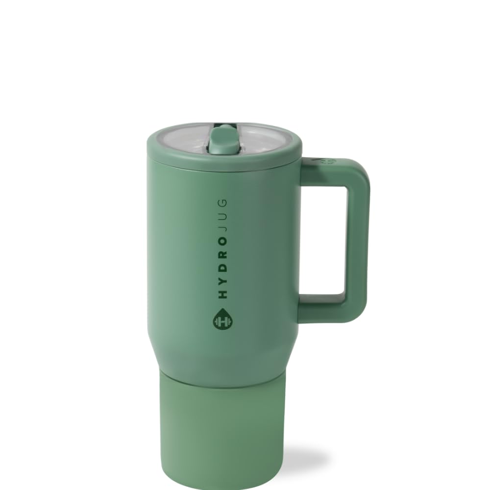 HydroJug Kids - 20 oz Insulated Kids Water Bottle with Flip Straw & Handle | Leak-Proof & Durable | Perfect for School, Sports, Lunch, Travel & Camp, Light Blue