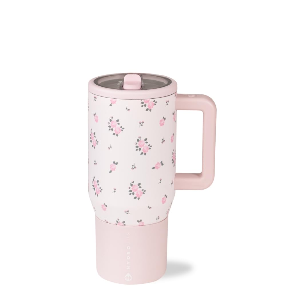 HydroJug Kids - 20 oz Insulated Kids Water Bottle with Flip Straw & Handle | Leak-Proof & Durable | Perfect for School, Sports, Lunch, Travel & Camp, Light Blue