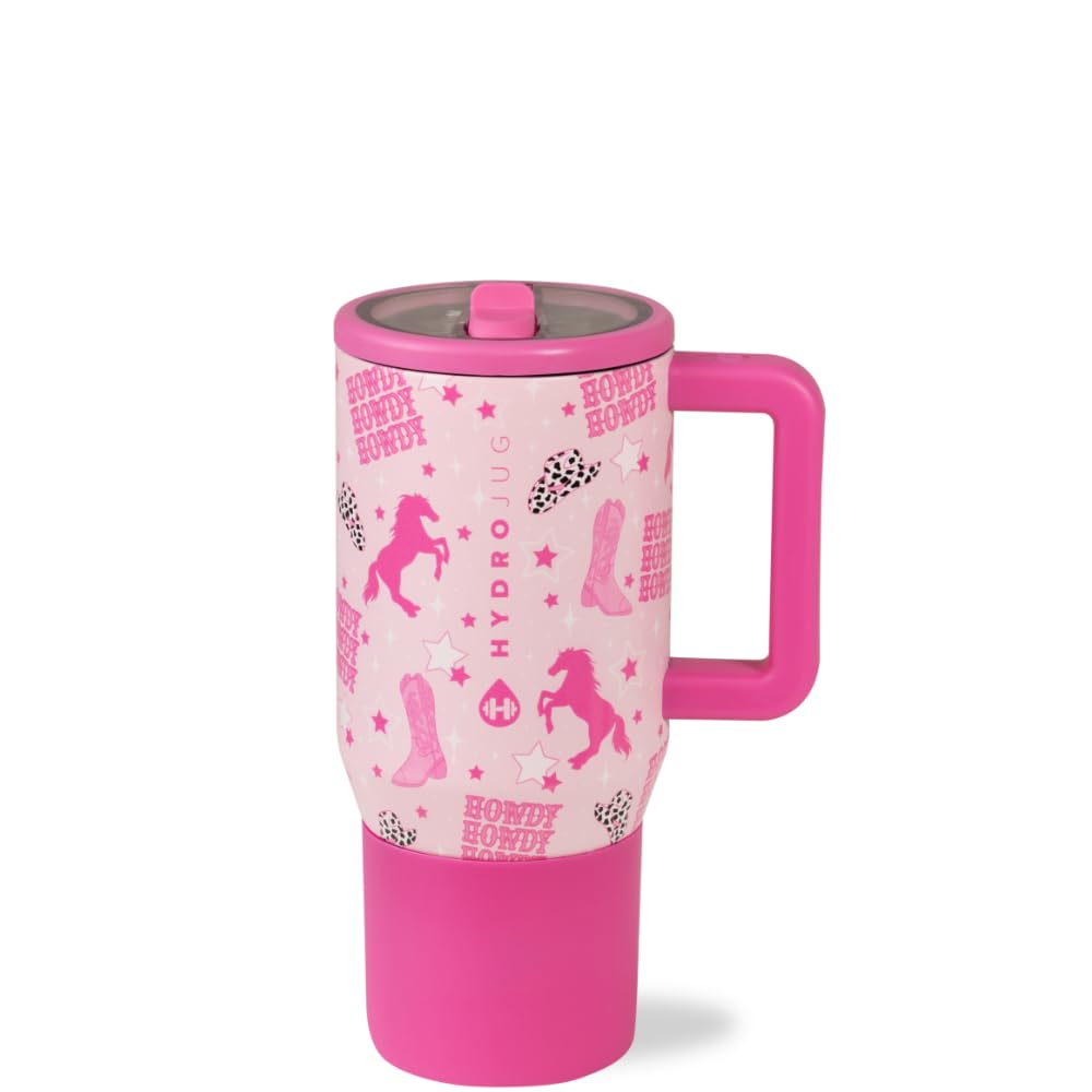 HydroJug Kids - 20 oz Insulated Kids Water Bottle with Flip Straw & Handle | Leak-Proof & Durable | Perfect for School, Sports, Lunch, Travel & Camp, Light Blue