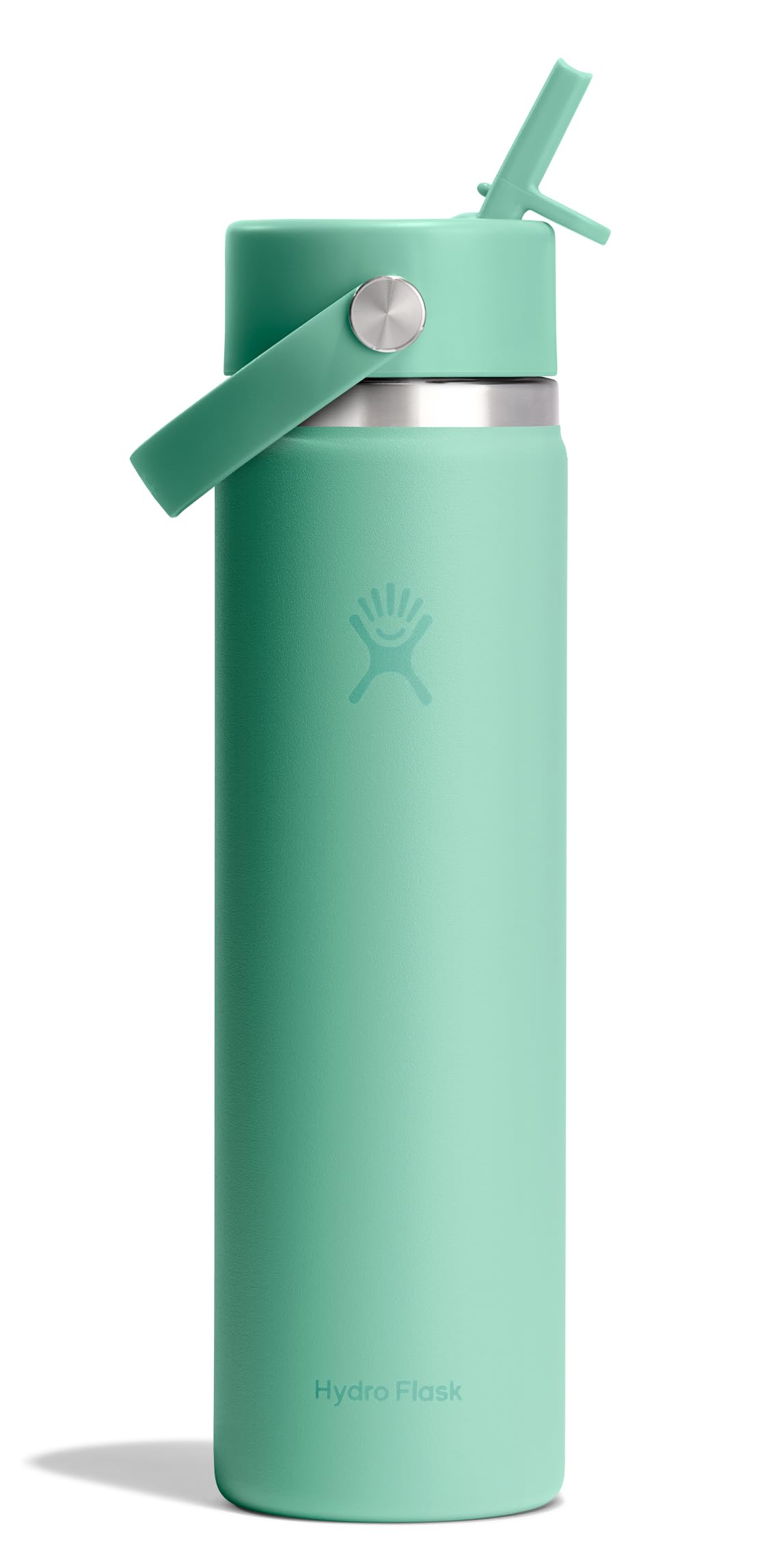 Hydro Flask Water Bottle - Insulated Stainless Steel - Wide Straw Lid, Non Spill, Leakproof in 40 Oz Indigo Blue
