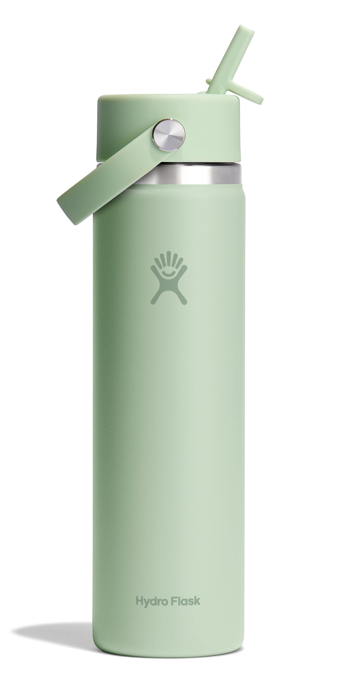 Hydro Flask Water Bottle - Insulated Stainless Steel - Wide Straw Lid, Non Spill, Leakproof in 40 Oz Indigo Blue