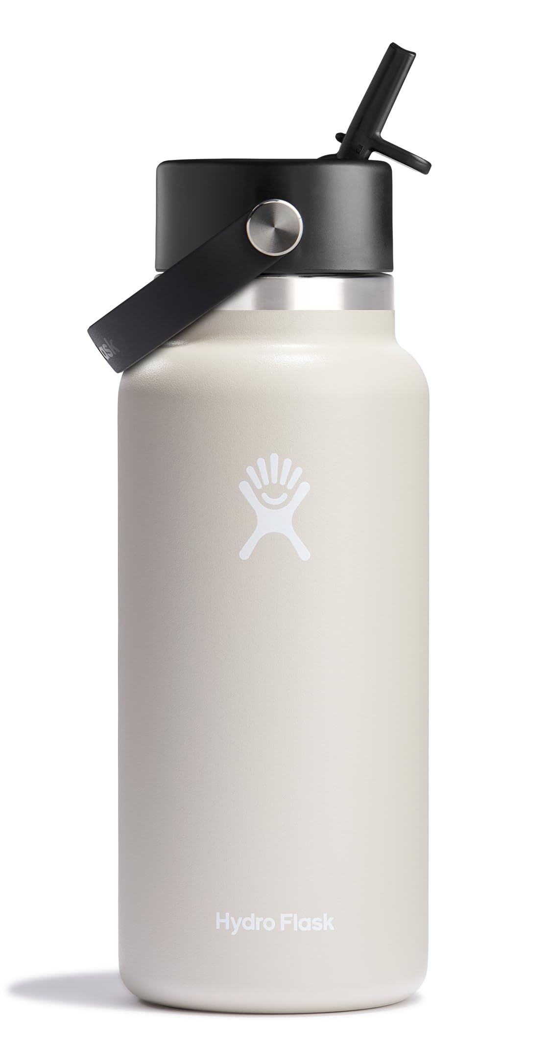 Hydro Flask Water Bottle - Insulated Stainless Steel - Wide Straw Lid, Non Spill, Leakproof in 40 Oz Indigo Blue