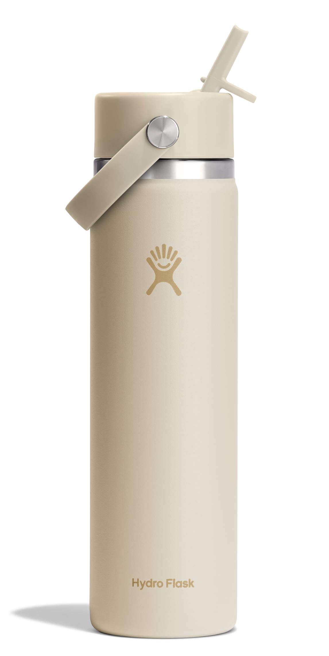 Hydro Flask Water Bottle - Insulated Stainless Steel - Wide Straw Lid, Non Spill, Leakproof in 40 Oz Indigo Blue