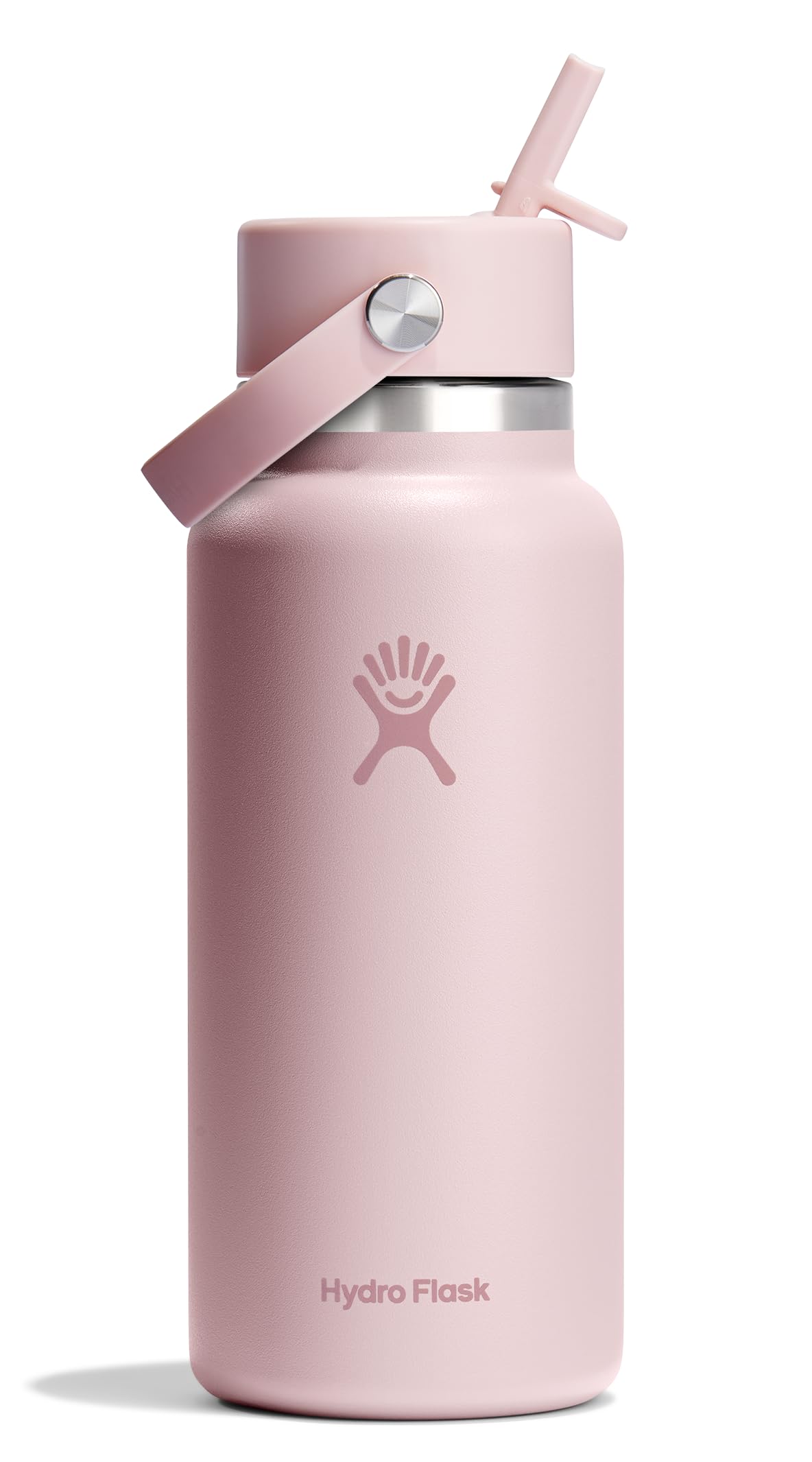 Hydro Flask Water Bottle - Insulated Stainless Steel - Wide Straw Lid, Non Spill, Leakproof in 40 Oz Indigo Blue