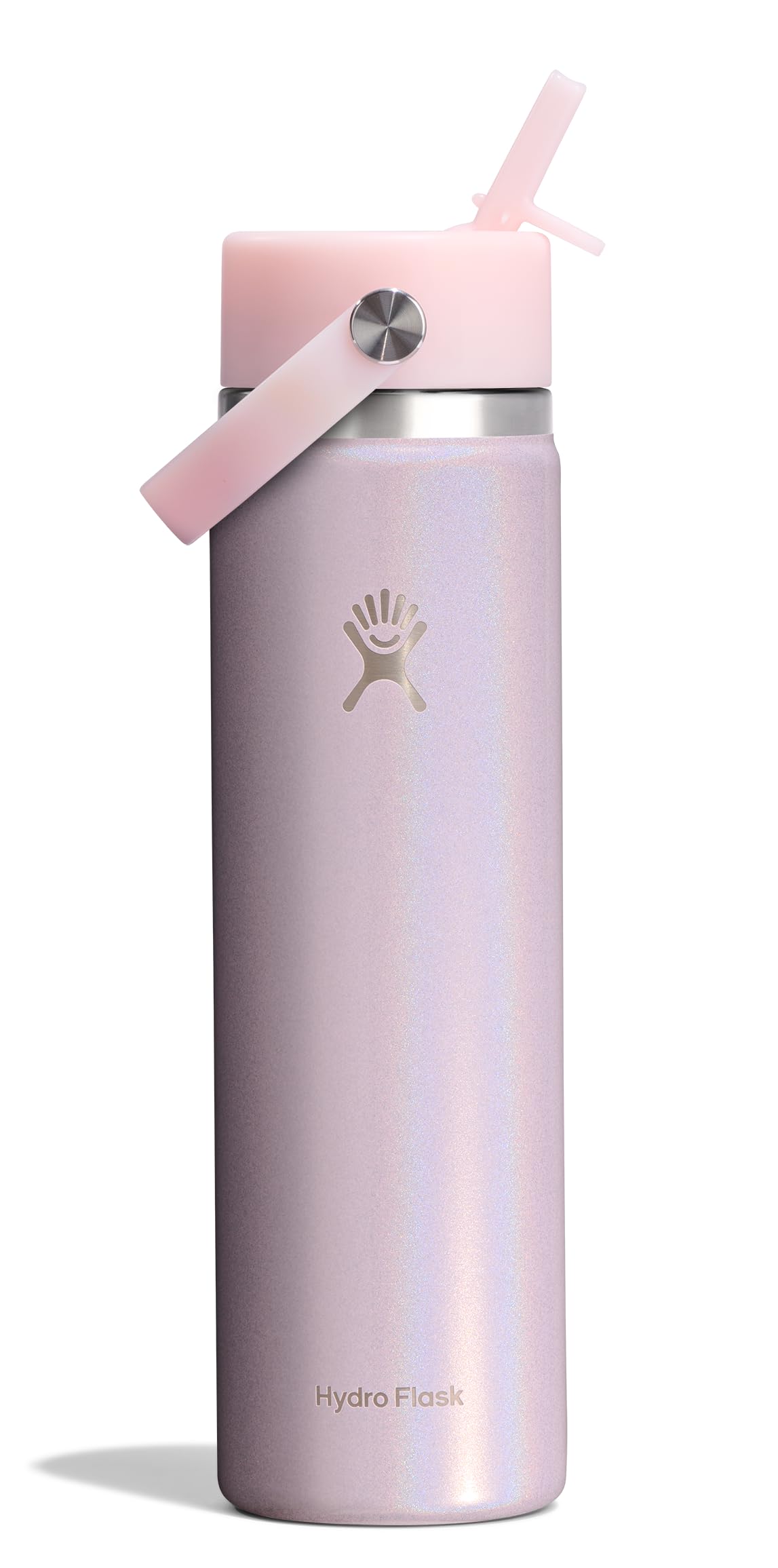 Hydro Flask Water Bottle - Insulated Stainless Steel - Wide Straw Lid, Non Spill, Leakproof in 40 Oz Indigo Blue