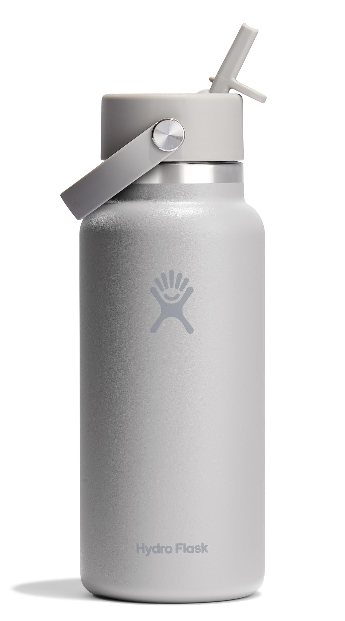 Hydro Flask Water Bottle - Insulated Stainless Steel - Wide Straw Lid, Non Spill, Leakproof in 40 Oz Indigo Blue