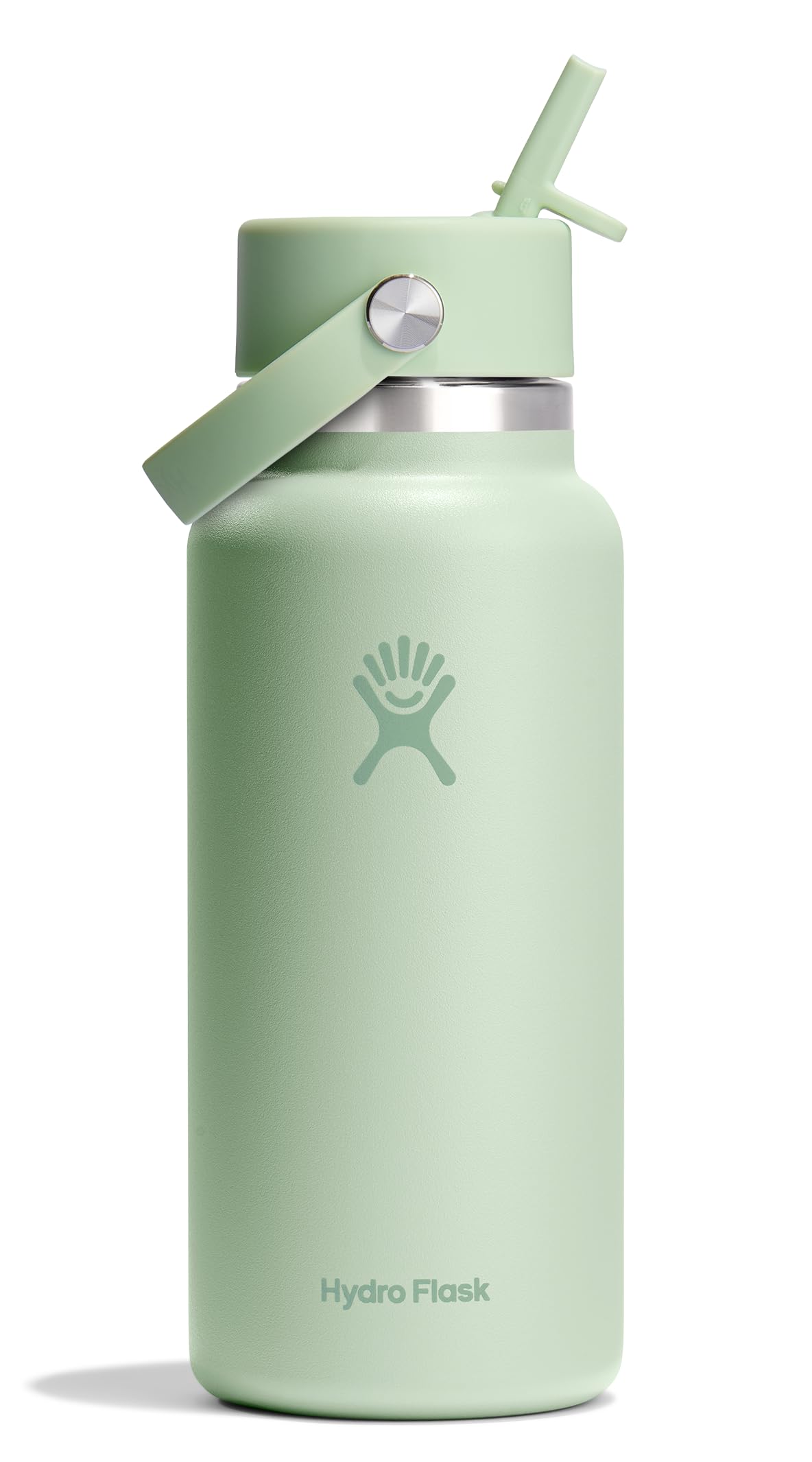 Hydro Flask Water Bottle - Insulated Stainless Steel - Wide Straw Lid, Non Spill, Leakproof in 40 Oz Indigo Blue
