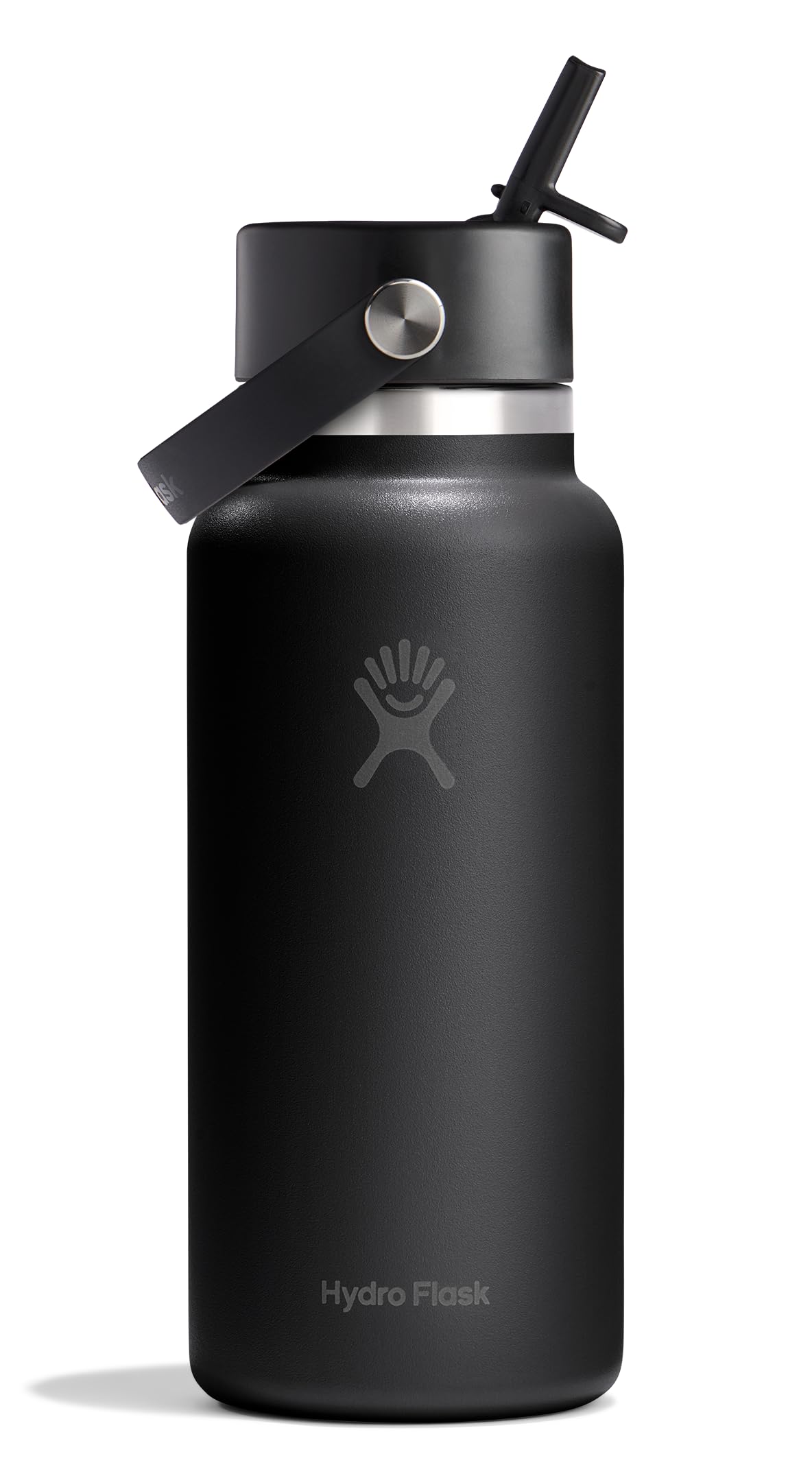 Hydro Flask Water Bottle - Insulated Stainless Steel - Wide Straw Lid, Non Spill, Leakproof in 40 Oz Indigo Blue