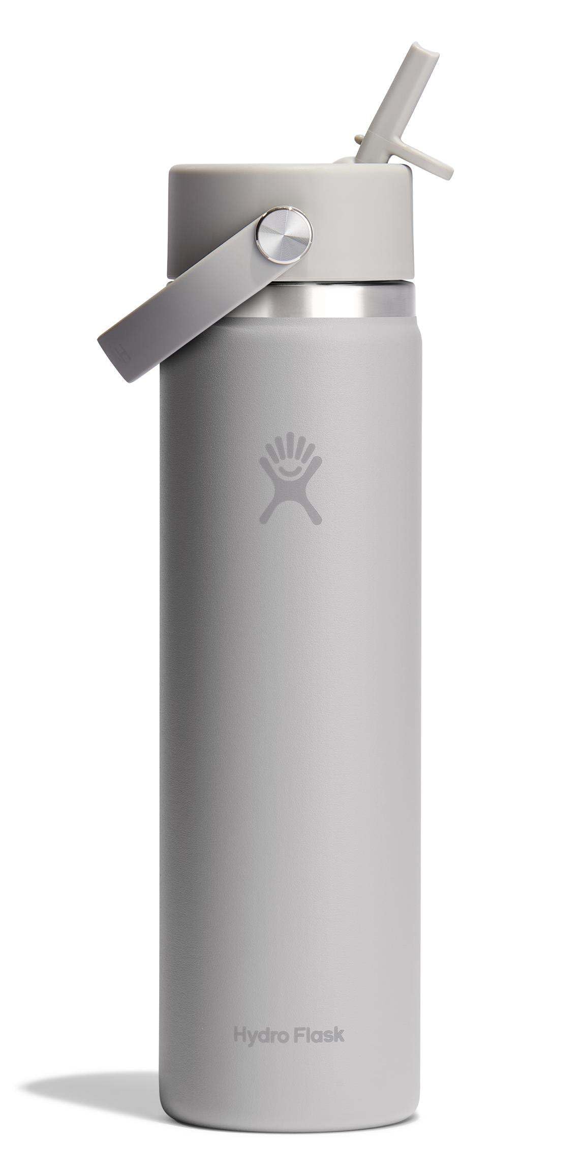 Hydro Flask Water Bottle - Insulated Stainless Steel - Wide Straw Lid, Non Spill, Leakproof in 40 Oz Indigo Blue