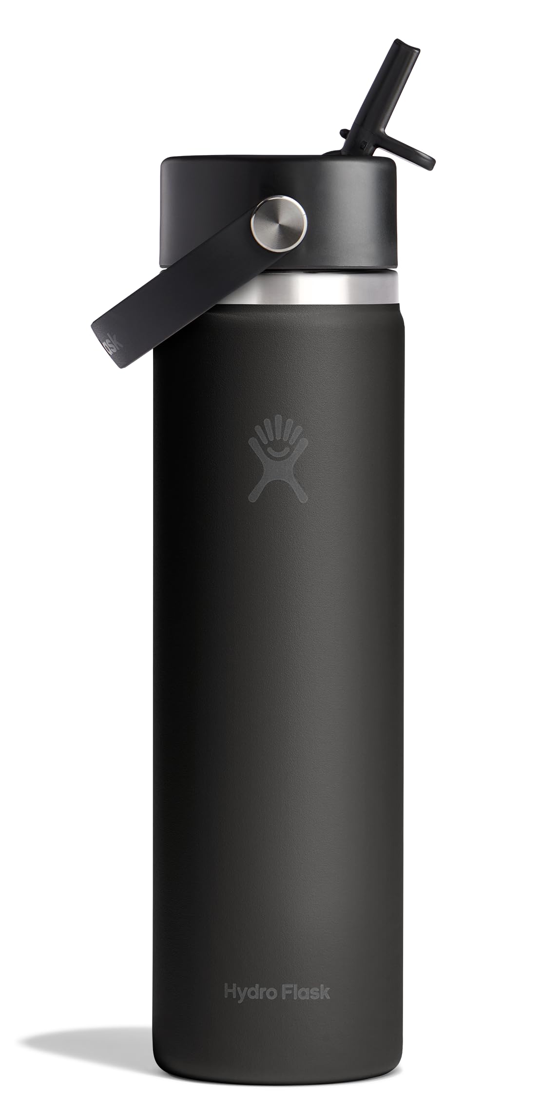 Hydro Flask Water Bottle - Insulated Stainless Steel - Wide Straw Lid, Non Spill, Leakproof in 40 Oz Indigo Blue