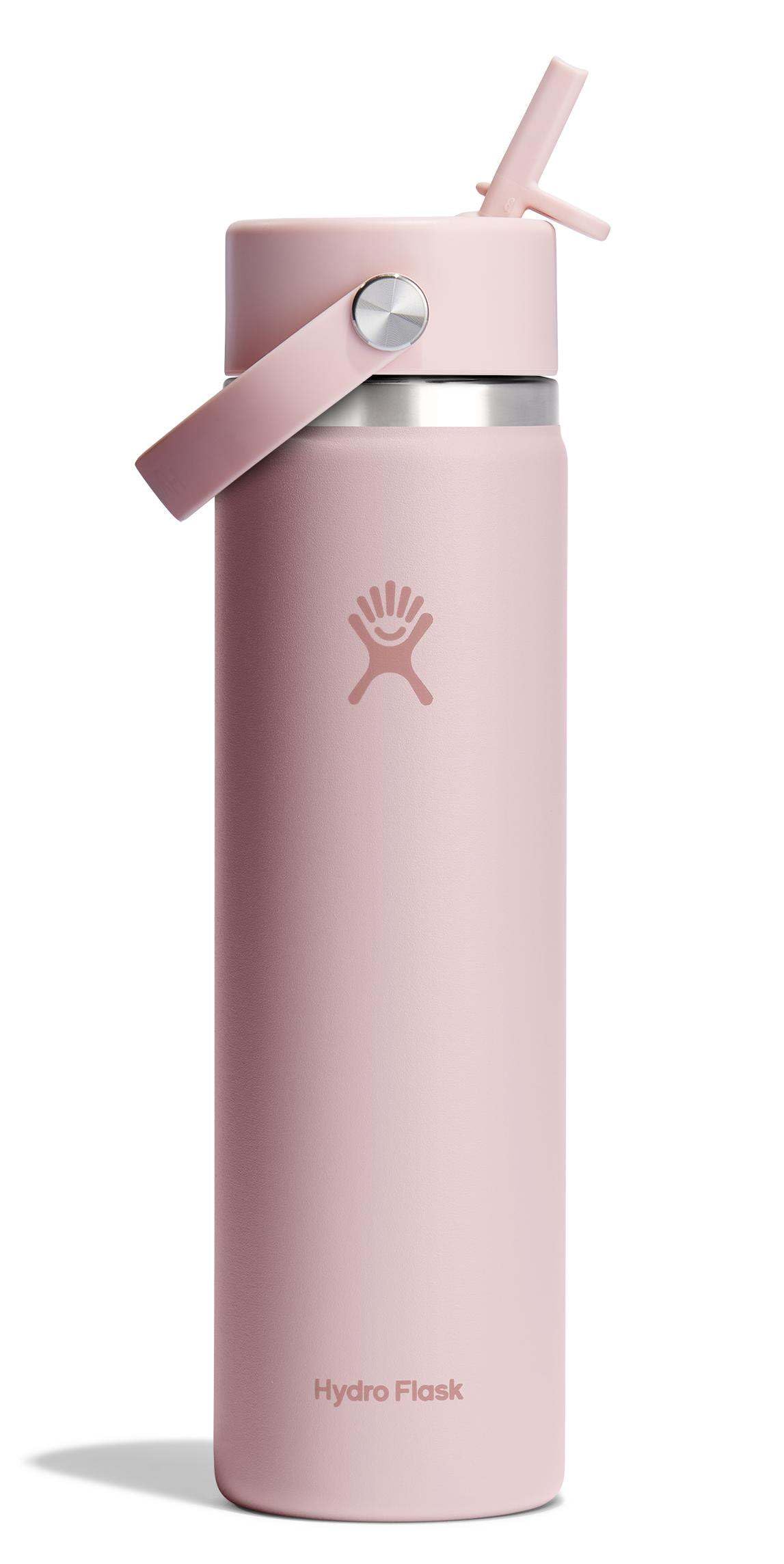 Hydro Flask Water Bottle - Insulated Stainless Steel - Wide Straw Lid, Non Spill, Leakproof in 40 Oz Indigo Blue