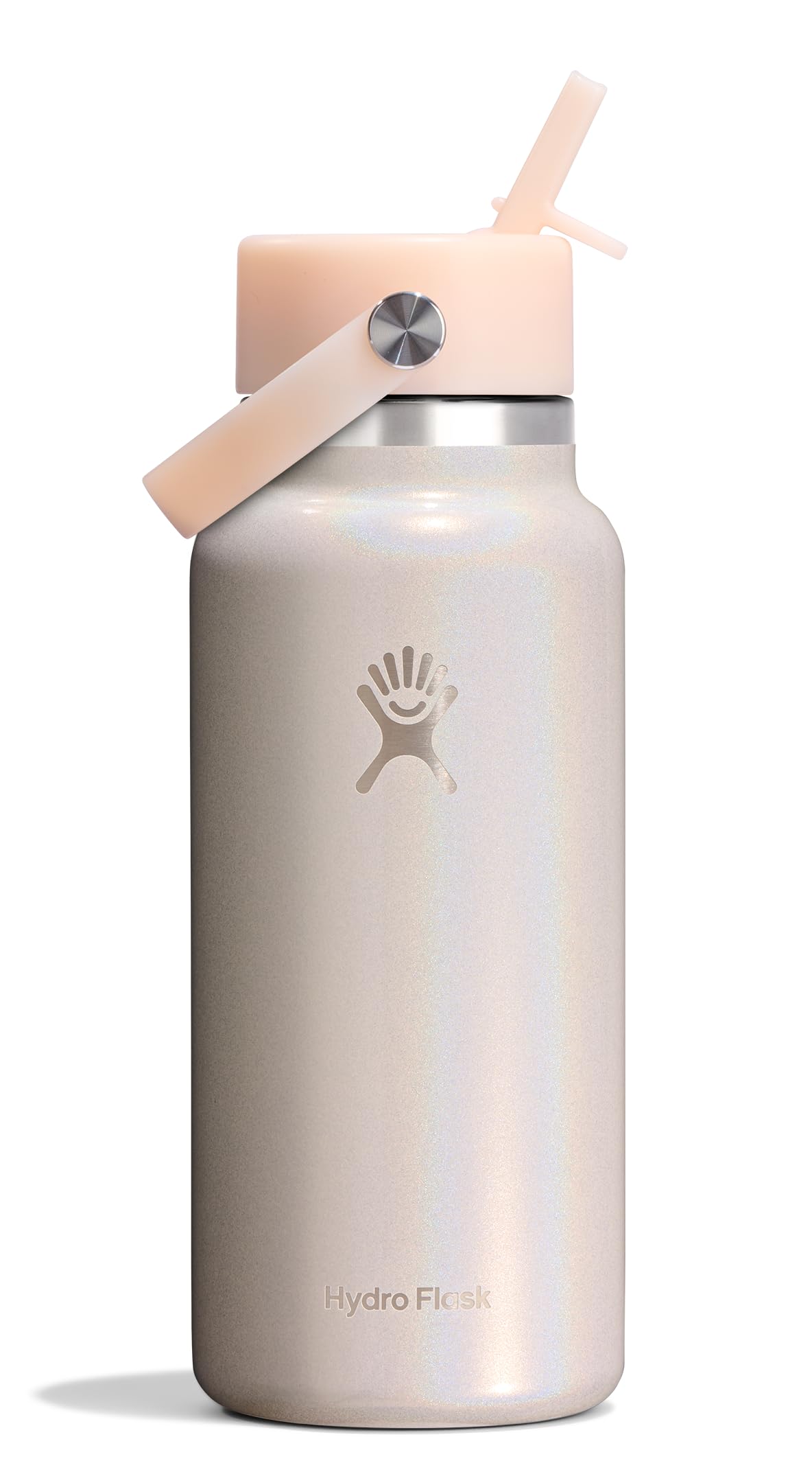 Hydro Flask Water Bottle - Insulated Stainless Steel - Wide Straw Lid, Non Spill, Leakproof in 40 Oz Indigo Blue