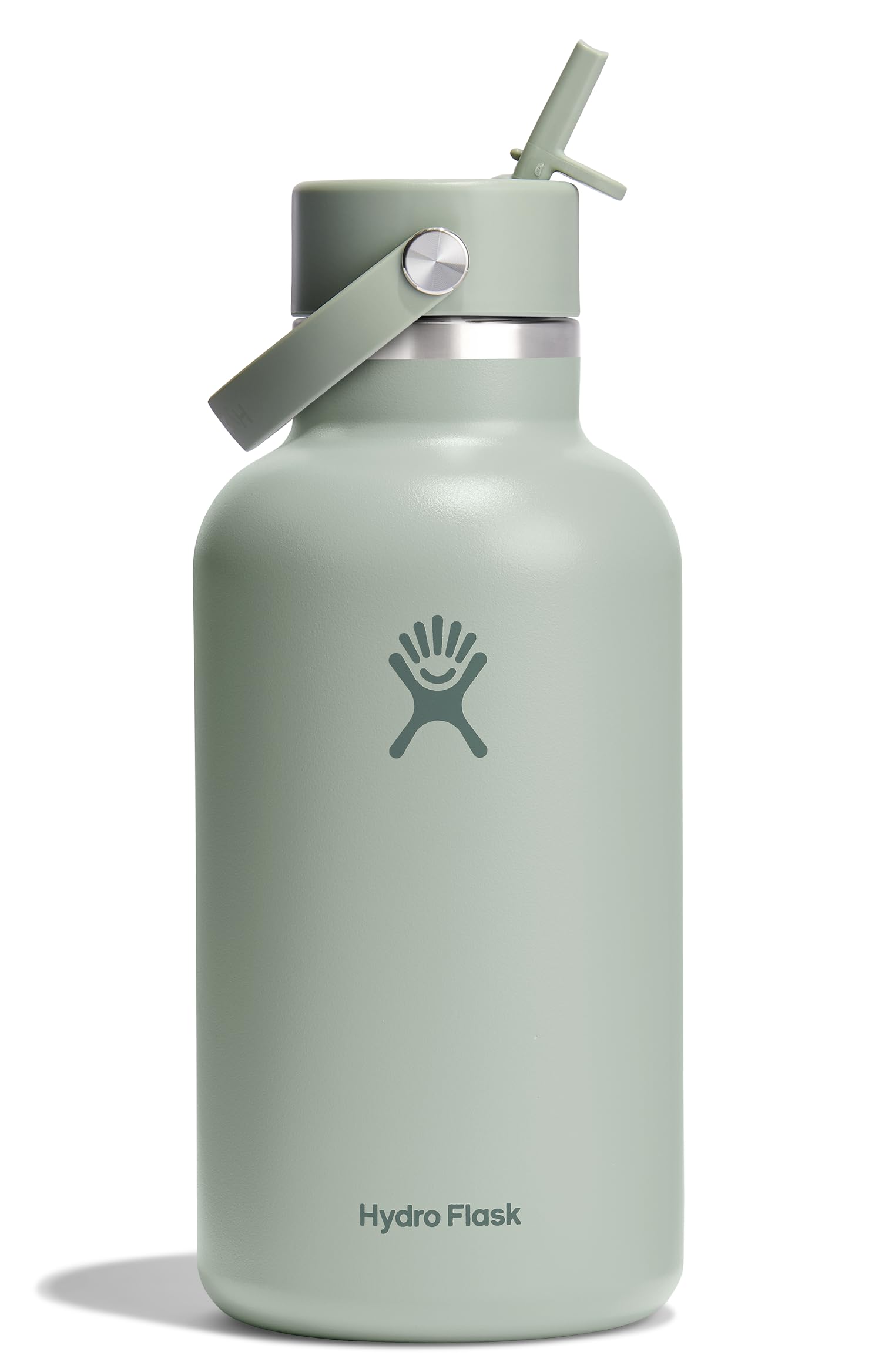 Hydro Flask Water Bottle - Insulated Stainless Steel - Wide Straw Lid, Non Spill, Leakproof in 40 Oz Indigo Blue