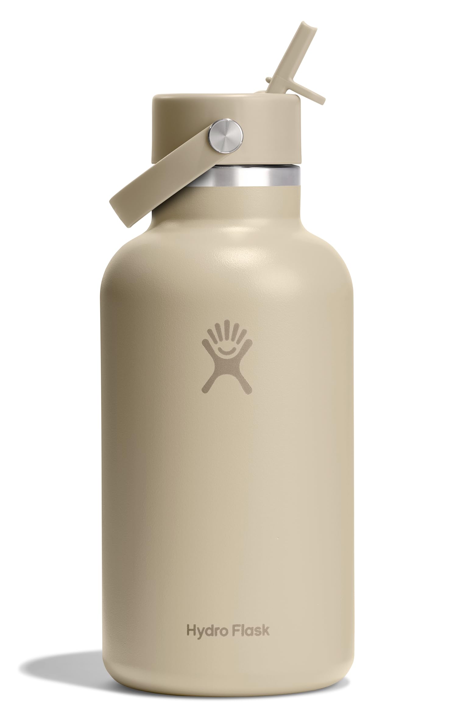 Hydro Flask Water Bottle - Insulated Stainless Steel - Wide Straw Lid, Non Spill, Leakproof in 40 Oz Indigo Blue