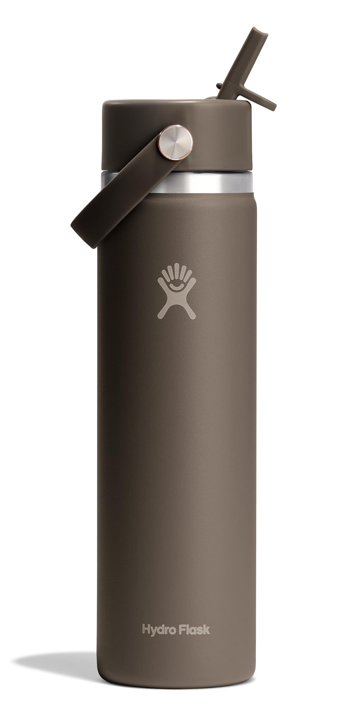 Hydro Flask Water Bottle - Insulated Stainless Steel - Wide Straw Lid, Non Spill, Leakproof in 40 Oz Indigo Blue
