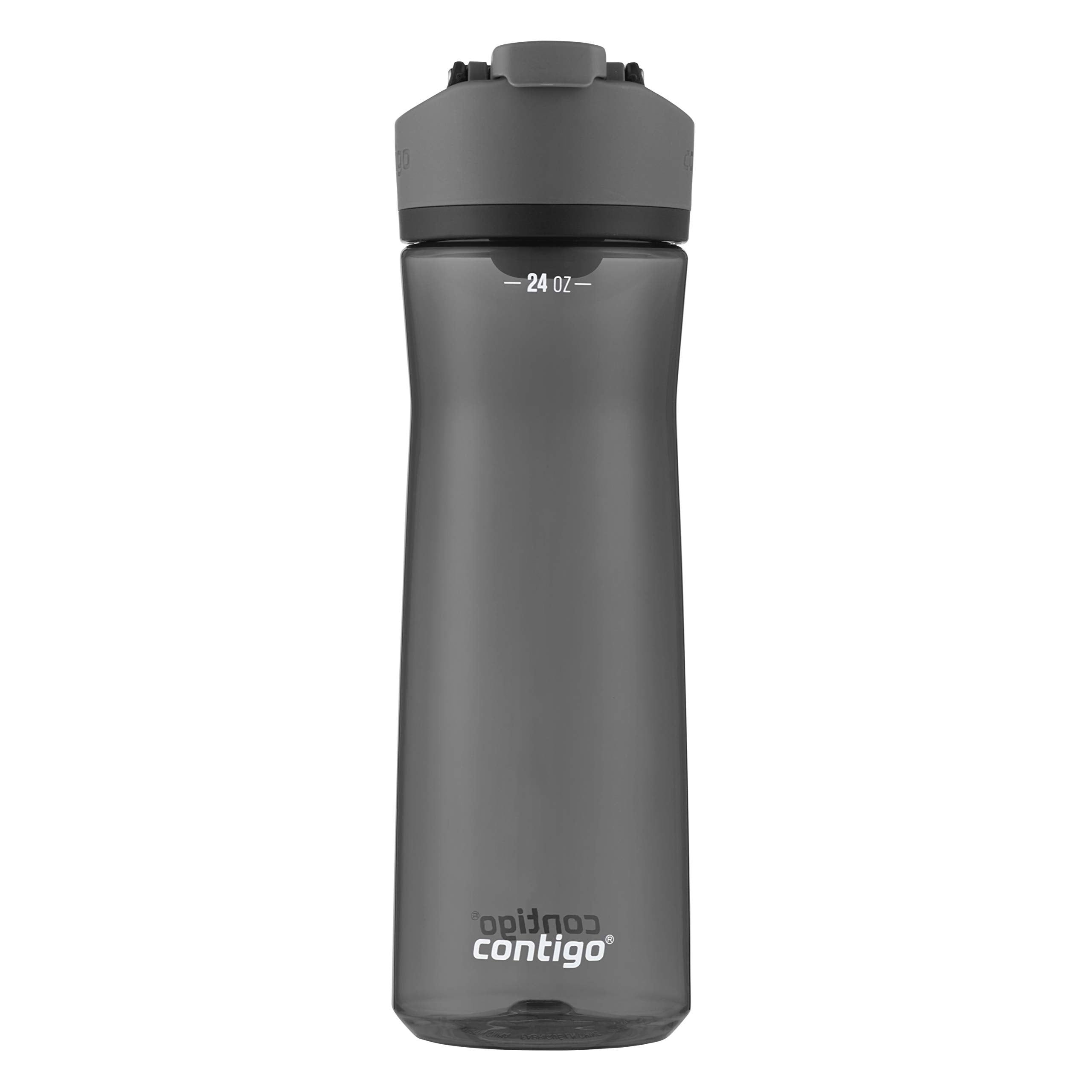 Contigo AUTOSEAL Cortland 24oz Water Bottle BPA-Free Plastic Spill Leak-Proof Lid and Carry Handle Dishwasher Safe Spirulina